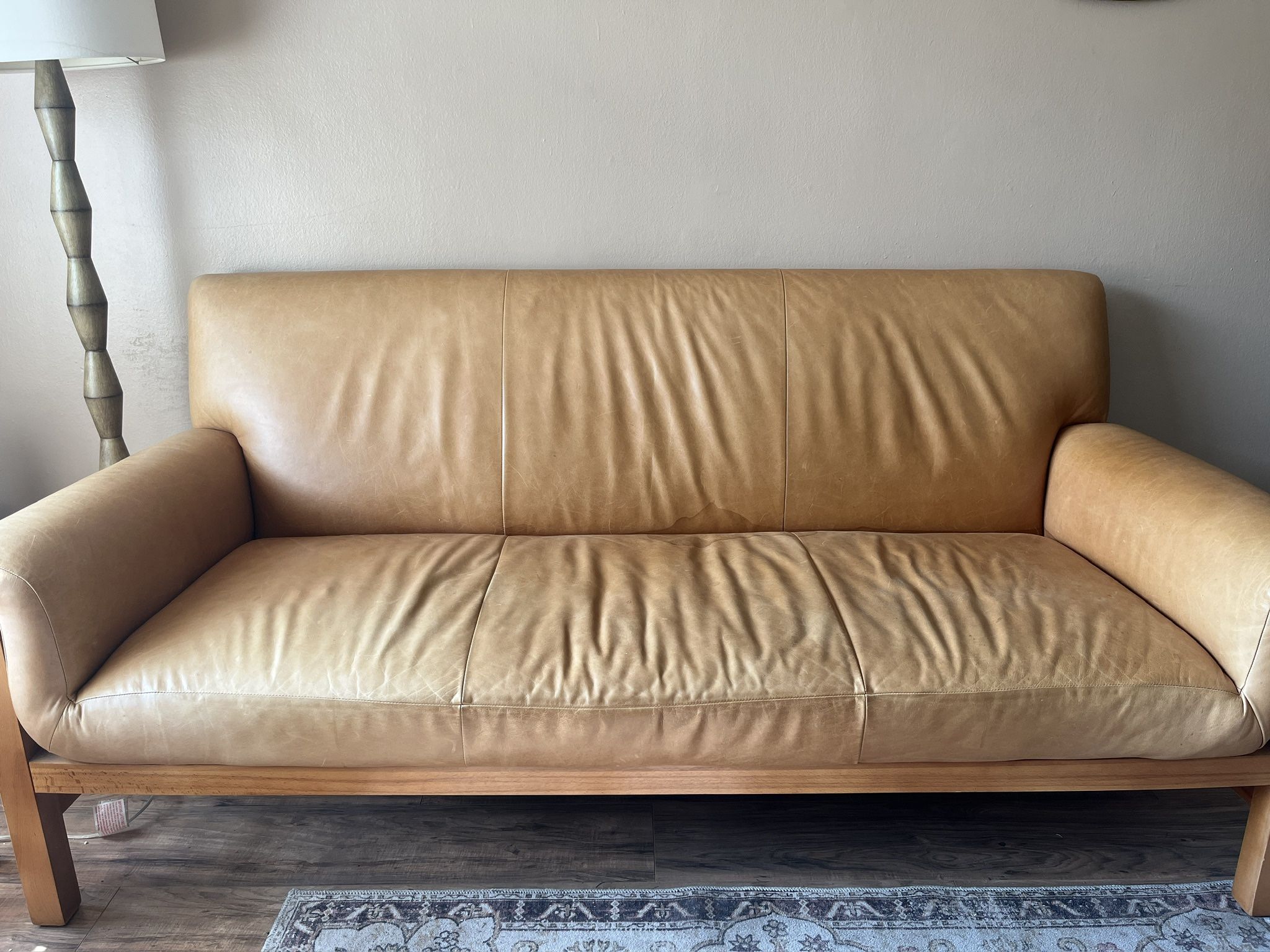 Leather couch
