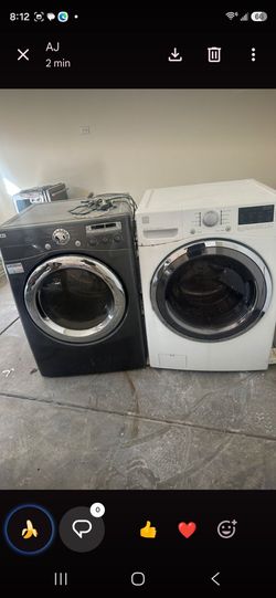 Washer and dryer