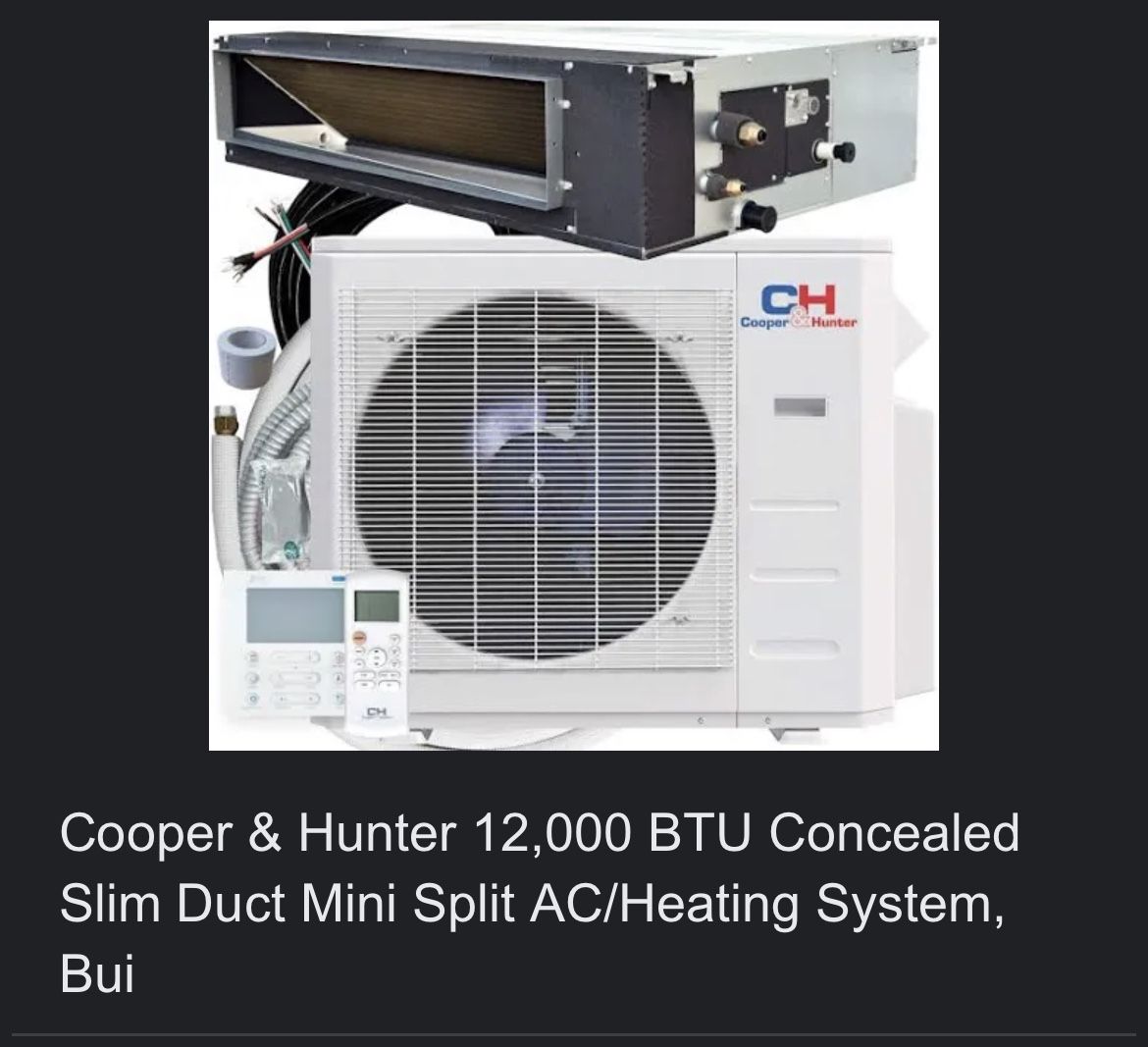 Cooper Hunter # Ch-hyp12sph230vo, Ch-12msphwm-230v/i