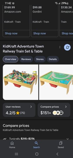 KidKraft Adventure Town Railway Train Set