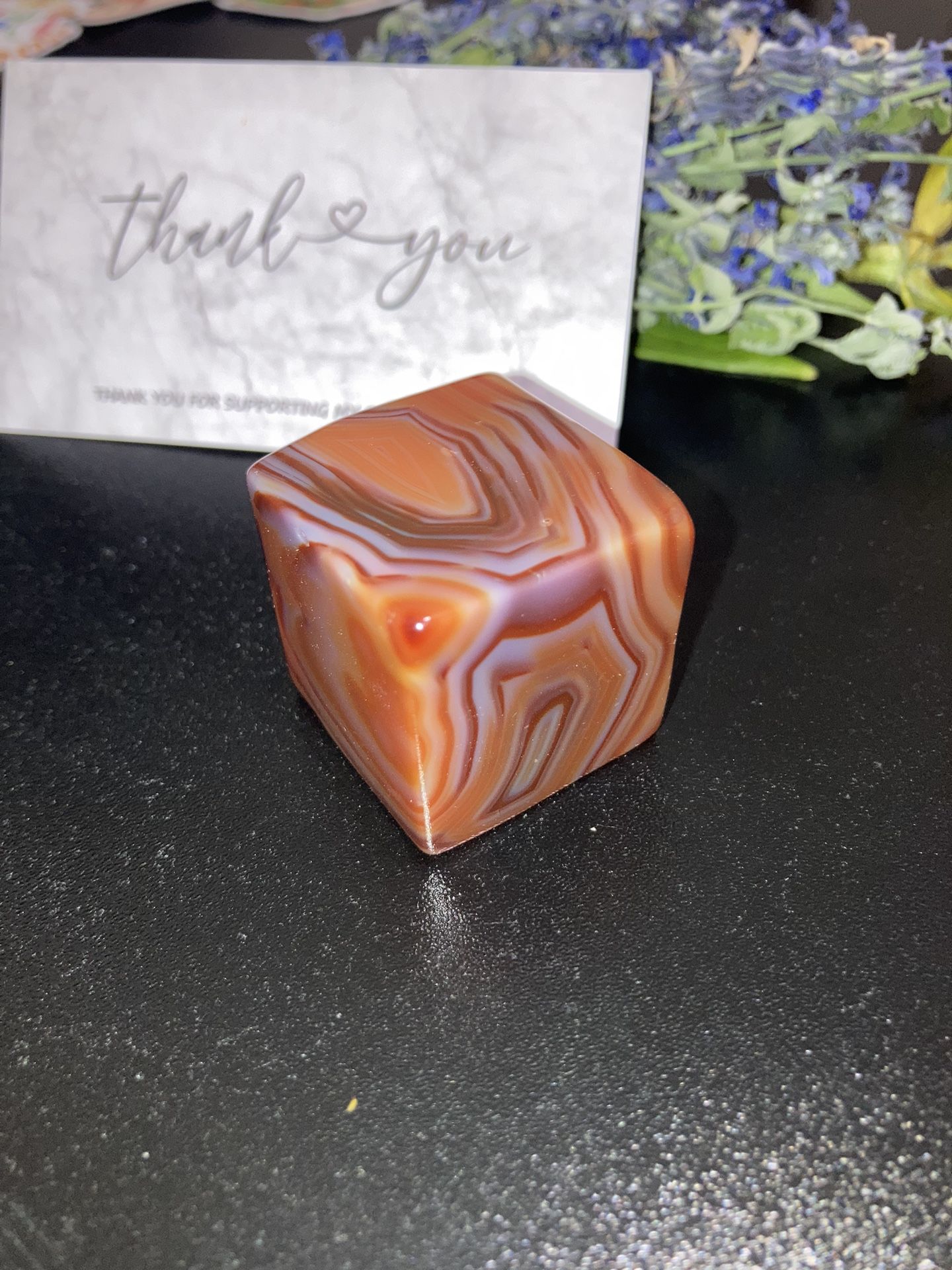 Natural Carnelian Crystal Cube !!!Stunning!!! 