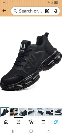 New Never used  Mens 12.5 size Steel toe Work shoes (low top)