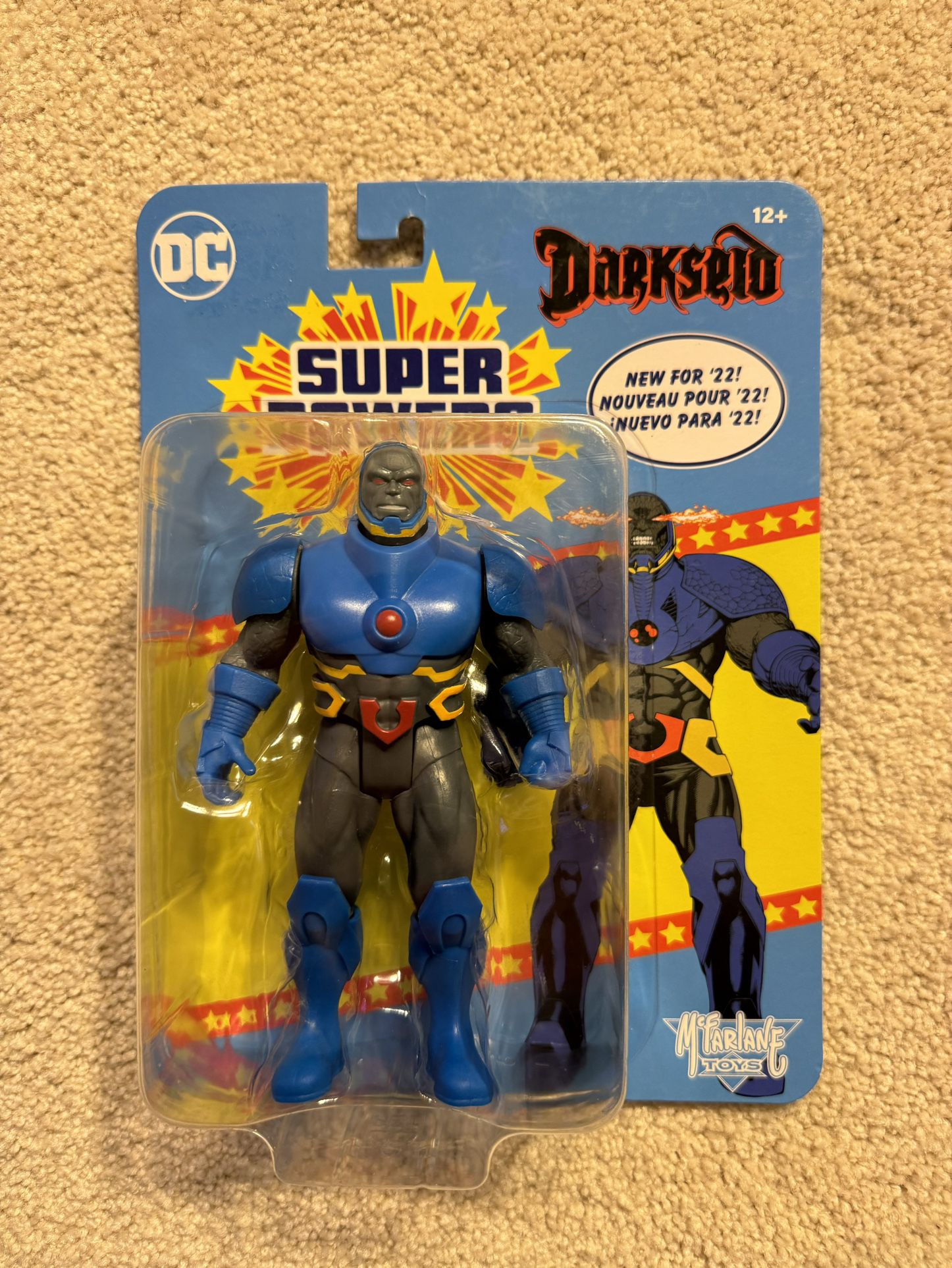 477-PTT New DC Super Powers “Darkseid “ Action Figure Sealed Mcfarlane Toys 2022