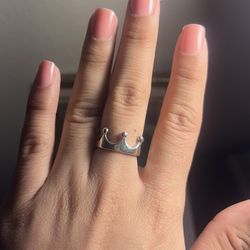 Princess Crown Ring Size 6.5