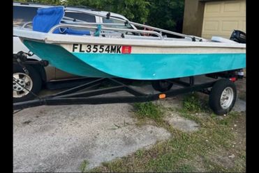13 ft boat and trailer