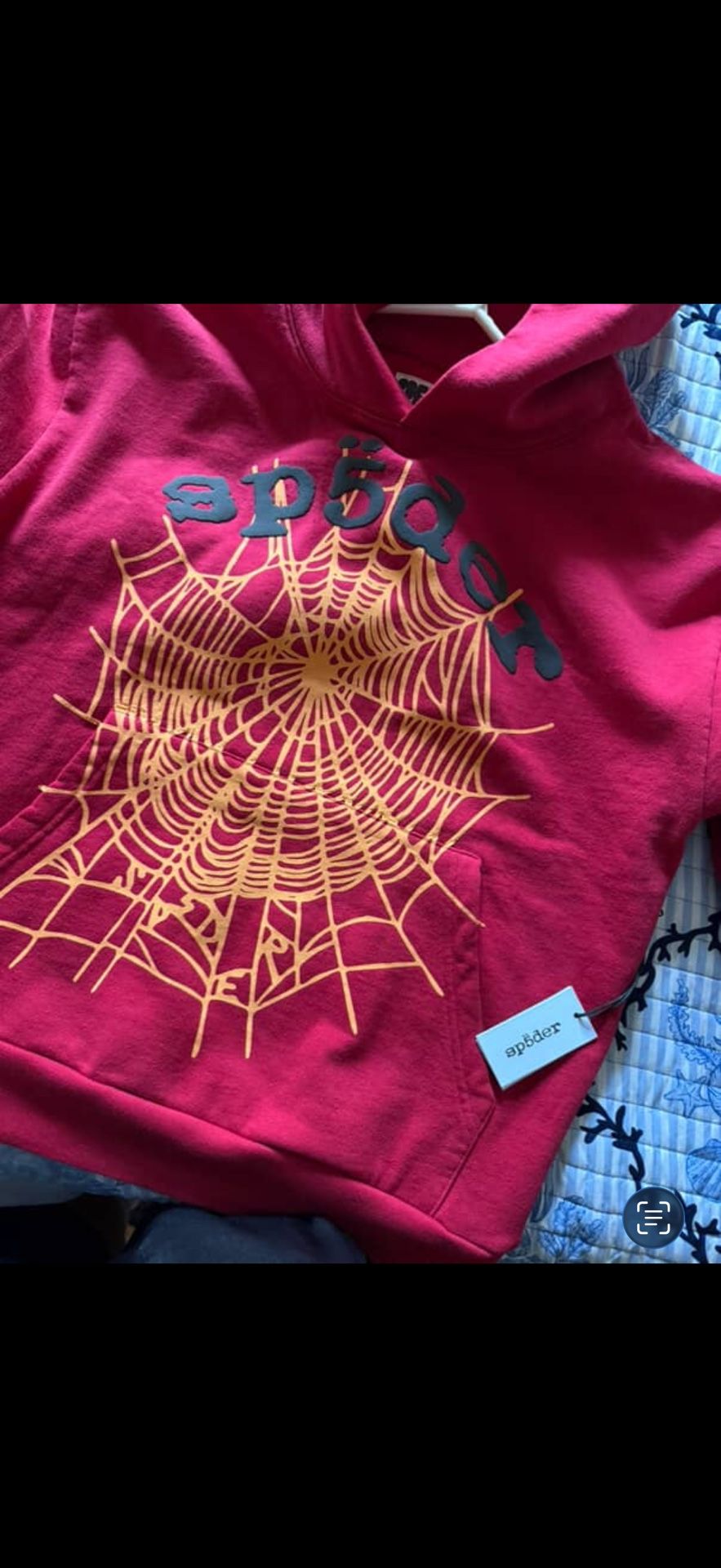 New Sp5der Hoodie Size Medium 