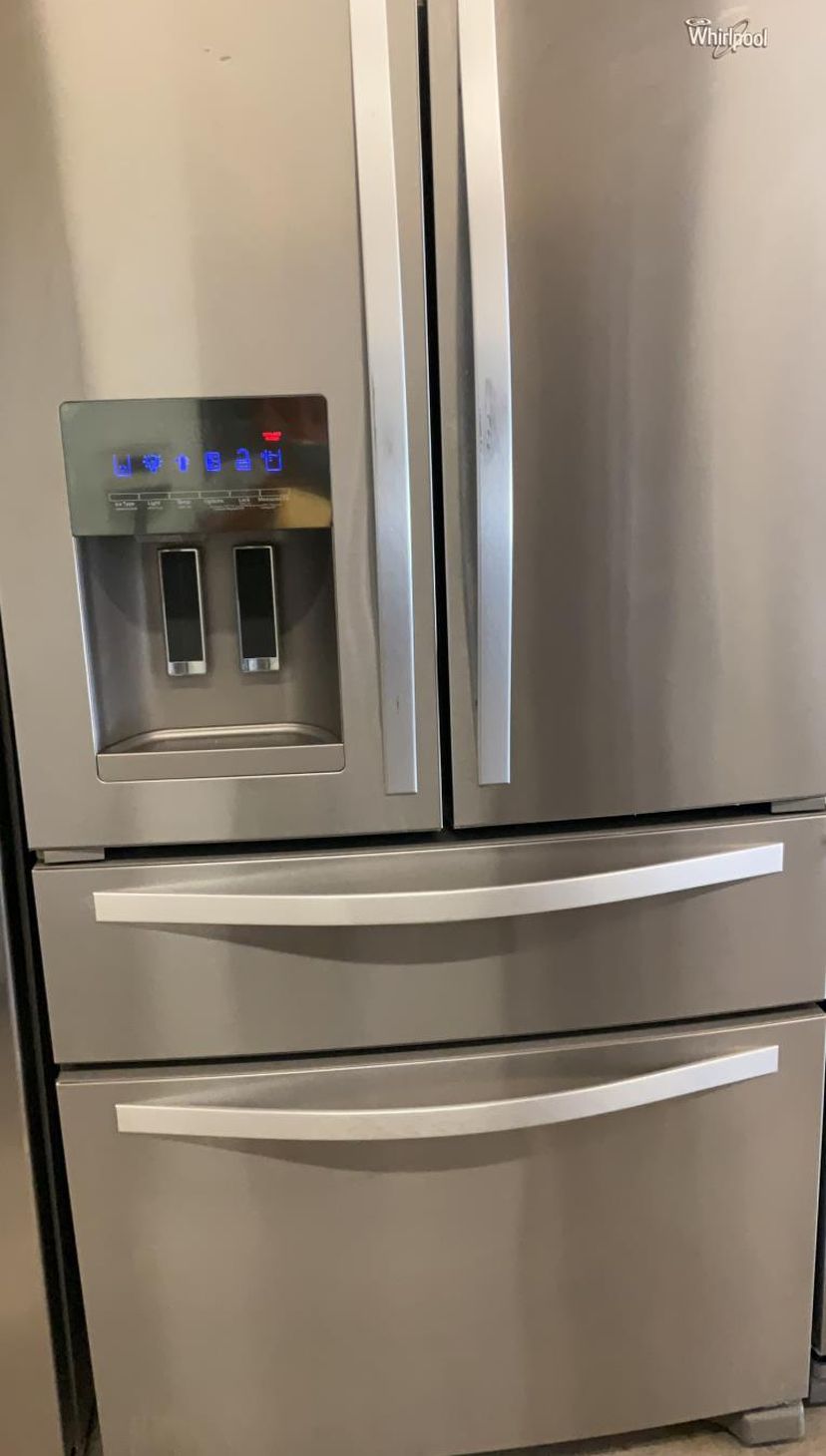 Whirlpool 4-Door Stainless Steel Refrigerator Fridge