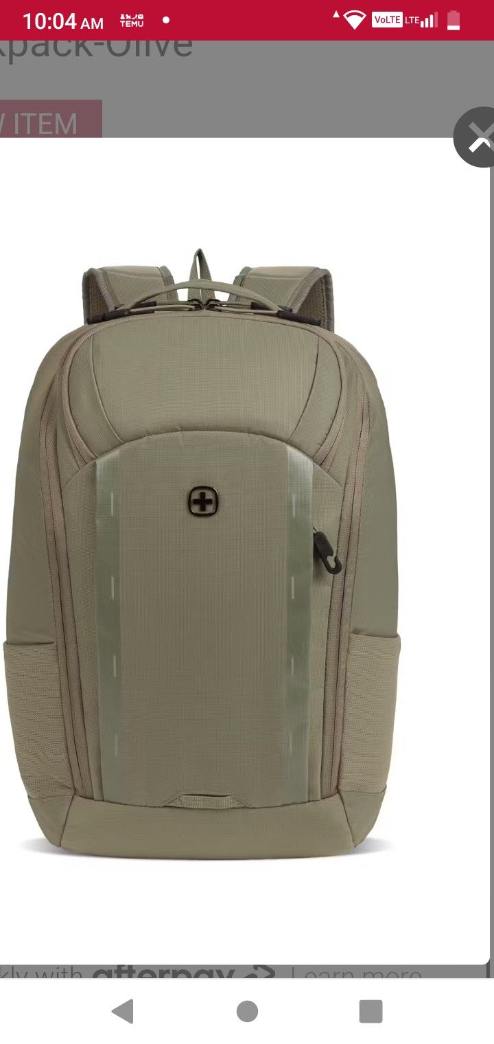 SwissGEAR 17" Laptop backpack-Olive

Orig. $109.99 Great Steal 