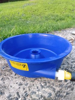 Blue Bowl Gold Concentrator Bowl