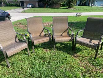 Aluminum Patio Chairs with Arms