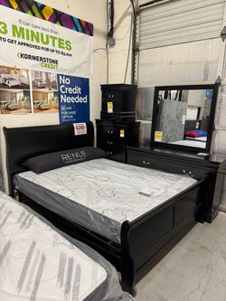 QUEEN BED FOR SALE (AVAILABLE IN KING*) !!NO CREDIT NEEDED !! TAKE IT HOME TODAY!! 🚛 SAME DAY DELIVERY AVAILABLE 🚚 Se Habla Español