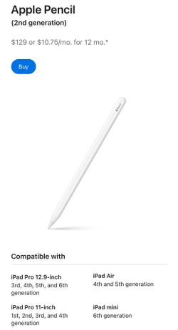 Apple Pencil (2nd Generation)