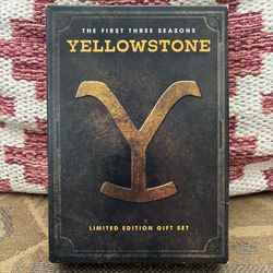 Yellowstone Limited Edition Box Set Seasons 1-3 DVD Includes Unused Coasters Paramount Pictures
