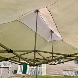 NEW! ONLY SALE! TAX INCLUDED 10′ x 20′ White Delux Folding Tent POP UP 
