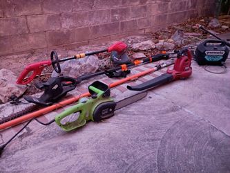 Moving Must Sell !!! 7 Piece Outdoor Power Tool Package !!! Must Sell !!!