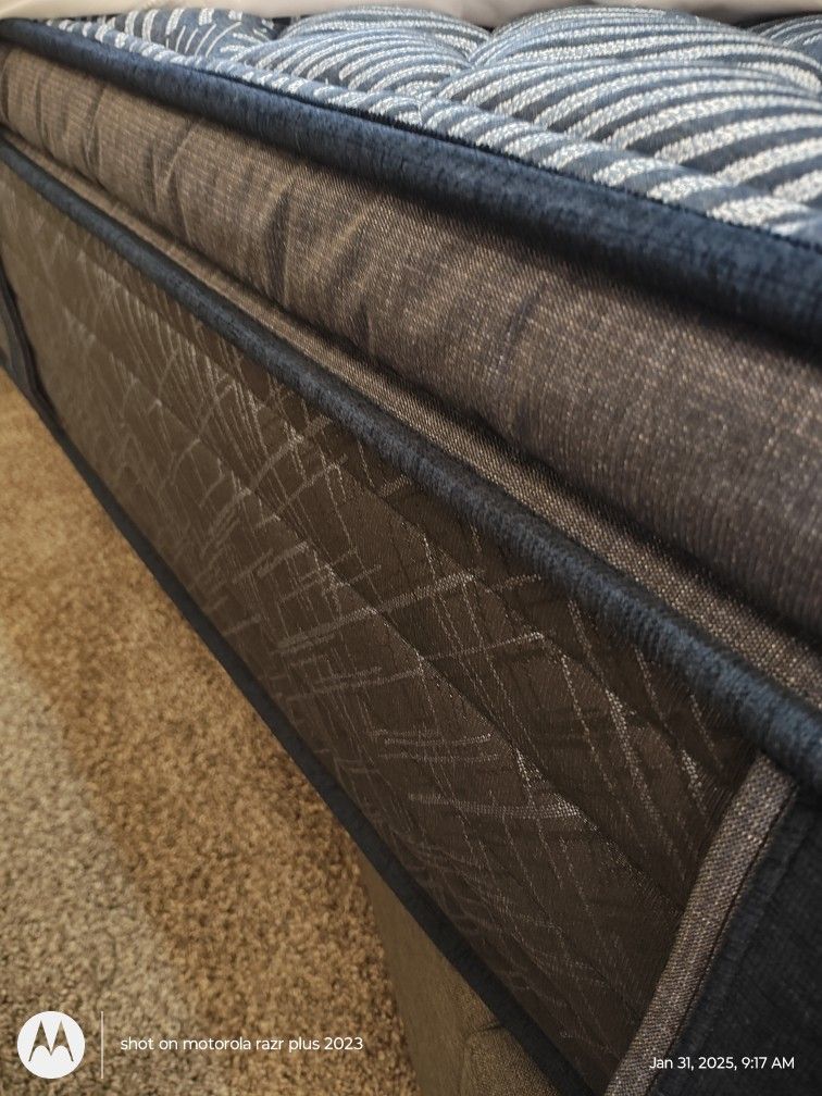 Sealy Cobalt Firm Queen Mattress Brand New