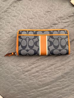 Denim pattern Coach Wallet