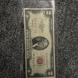 Two Dollar Gold Red Note Dollar
