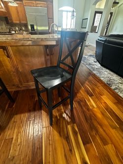 Bar stools (Bar Height) - black heavy duty up to 300lbs
