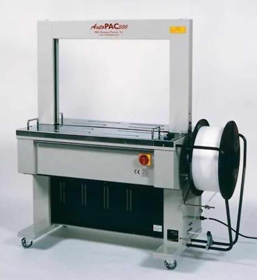 Pac Strapping High Speed Automatic Arch Strap Machine for 9mm Strap Width,55" x 24" x 85.5"  Gray

