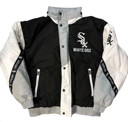 Chicago White Sox PRO PLAYER Full Zip/Snap Bomber Jacket - Large