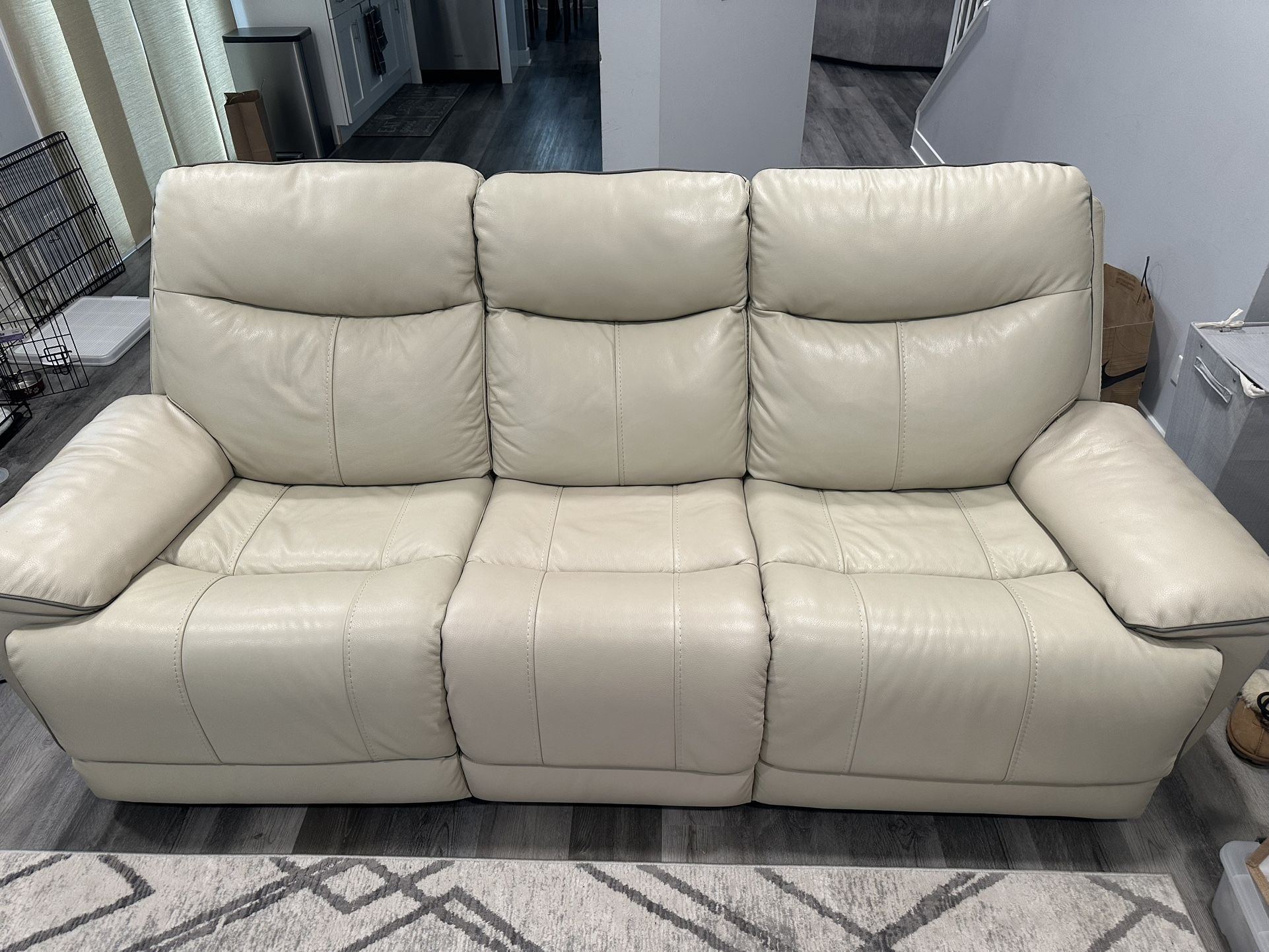 Leather Reclining Couch