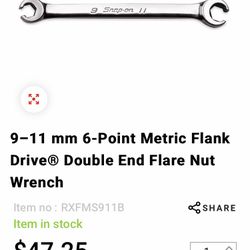 Snap-On Flare Wrench
