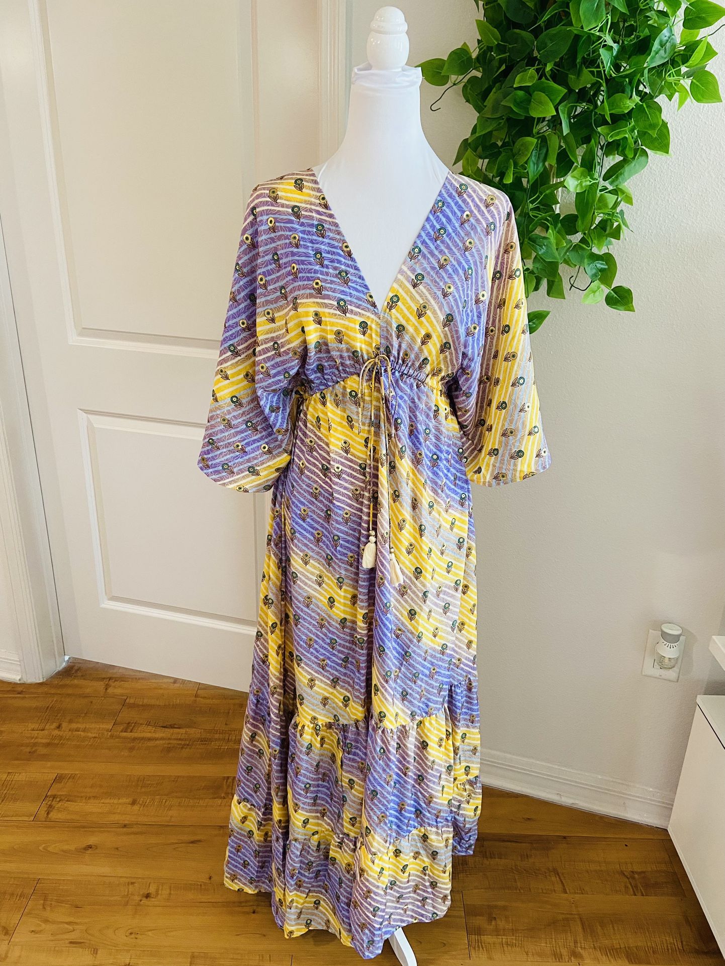 Women Ladies Boho Floral Maxi Dress Cocktail Party Evening Summer Beach Sundress