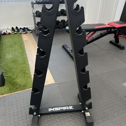 Inspire Fitness 6 Pairs Vertical Dumbbell Rack