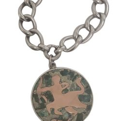 Vintage Sterling Silver .925 Pendant + Sterling Chain