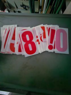 Letters and Numbers