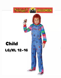 Spirit Halloween Kids Chucky Costume LG/XL