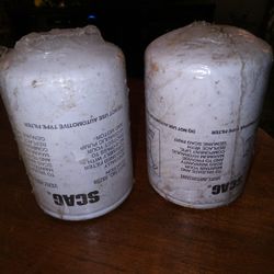 (2) SCAG OEM HYDRAULIC FILTERS

