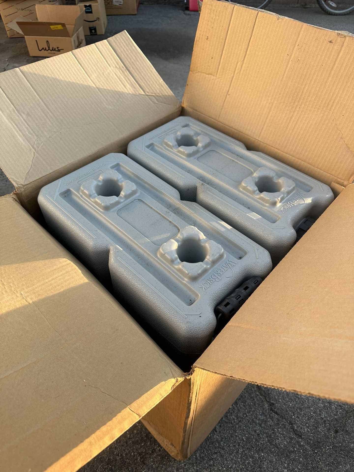 Water Bricks - Tan - Brand New 10 Pack