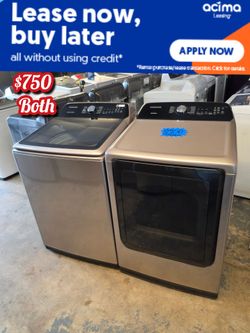 Samsung XL Washer And Dryer Electric