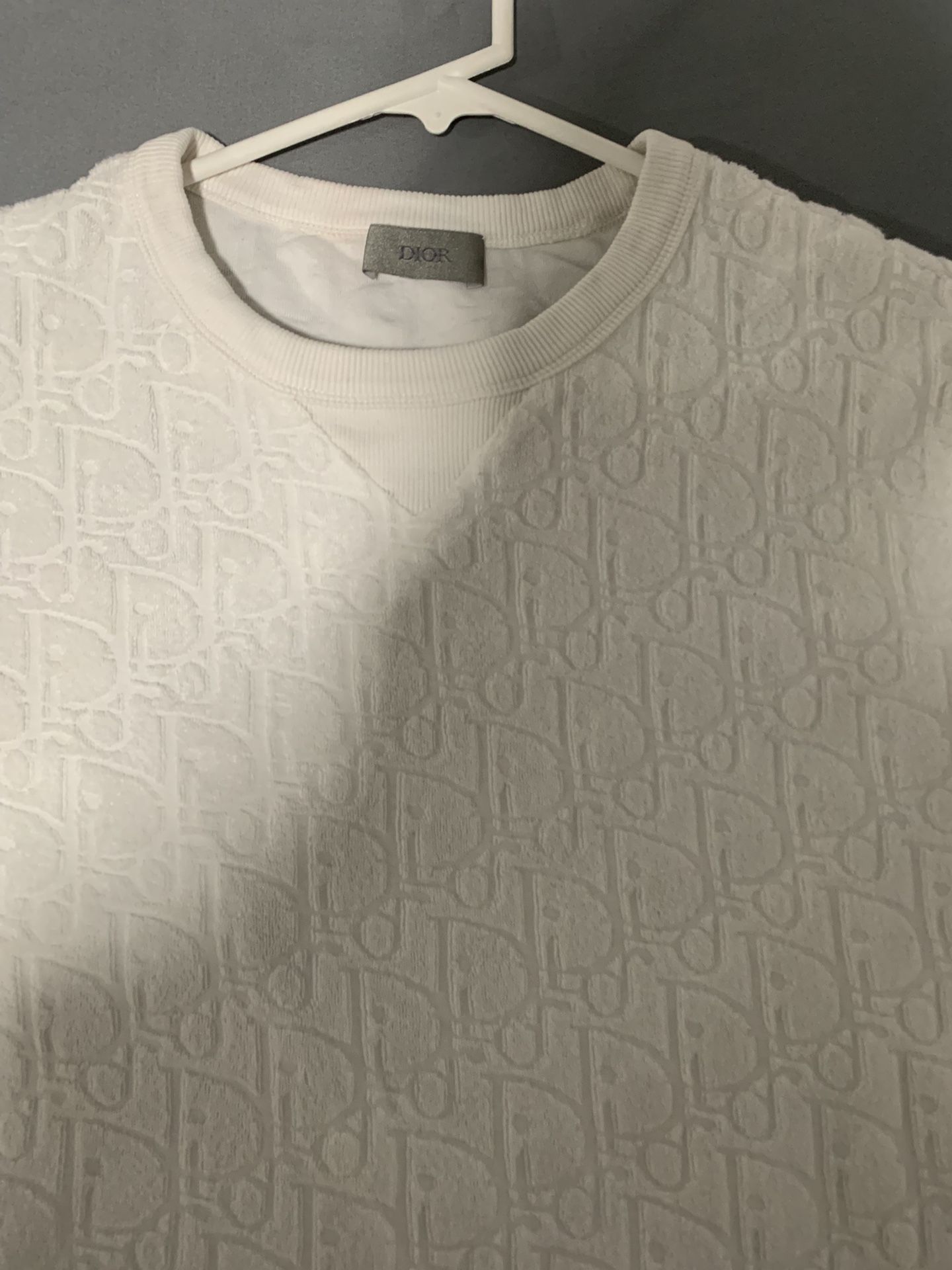 White Dior Towel Shirt