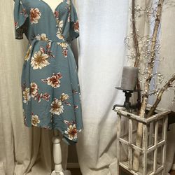 Whimsical Floral Short Dress