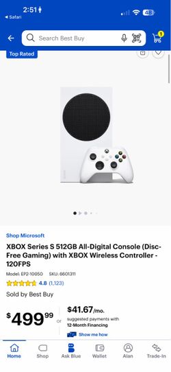 Xbox Series S 512GB All-Digital Console