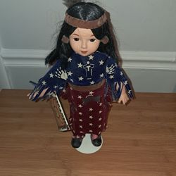 Vintage Sandy Doll Native American Series/ Pawnee Woman Ghost Dance 1994 