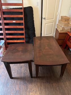 Coffee Table + End Table Matching Set