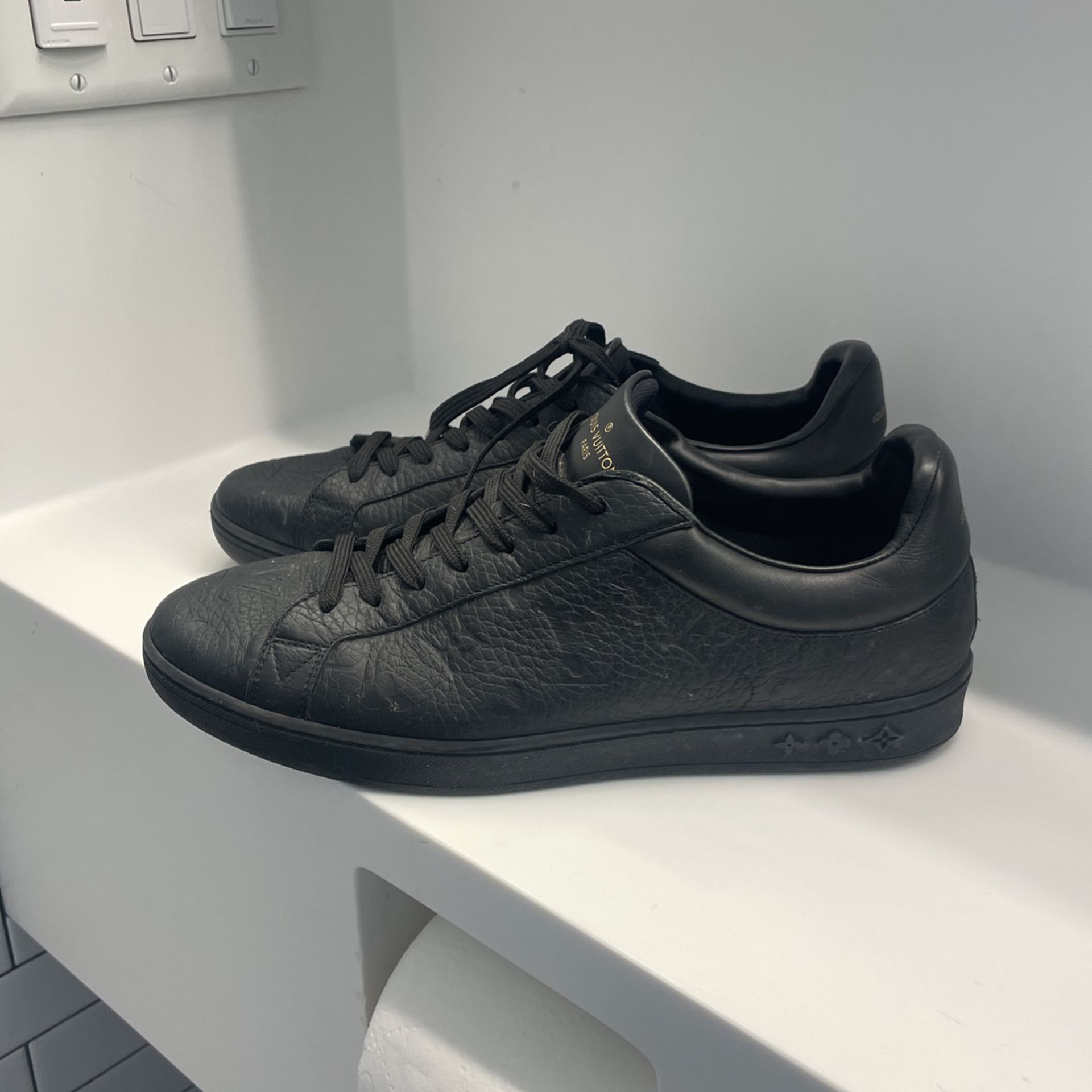 louis vuitton luxembourg sneaker black