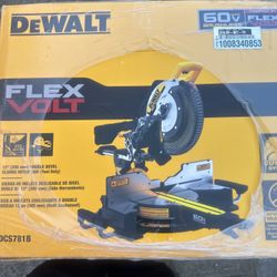 The DeWalt DCS781B 60V MAX Brushless 12” Double Bevel Sliding Miter Saw (Tool Only)