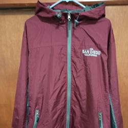 Windbreaker Jacket with San Diego logo - Size Large