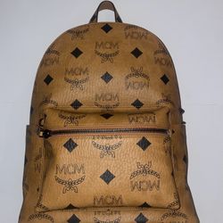 MCM COGNAC MAXI BACKPACK