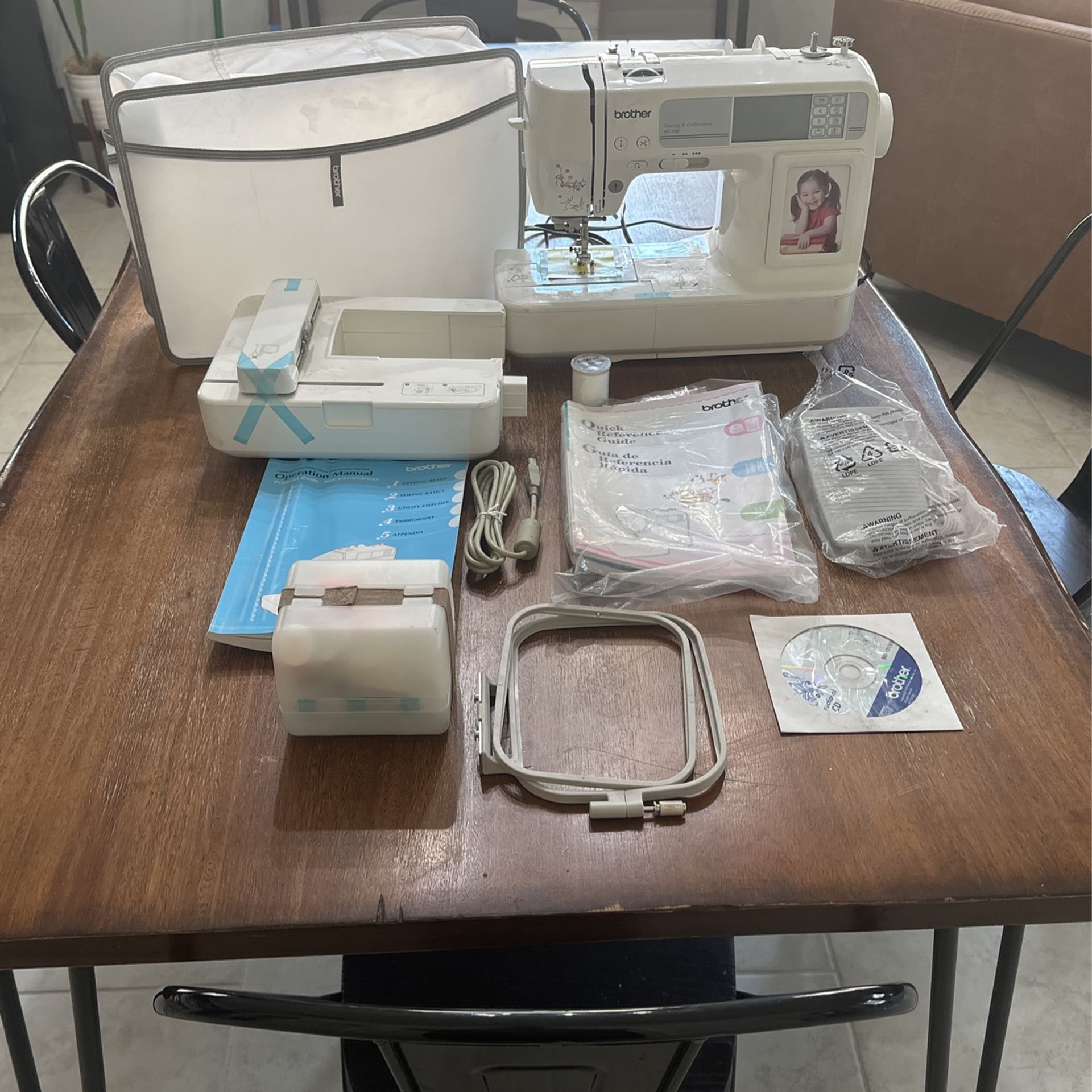 Brother Sewing And Embroidery Machine HE-240