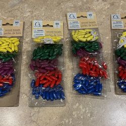 Oval Wooden Beads For Crafts – New