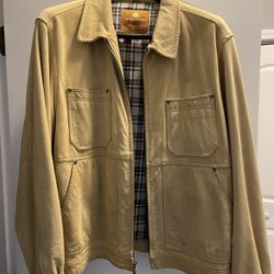 Mens Leather Jacket Size Large