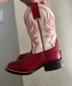 Red Ariat boots little girl size 9