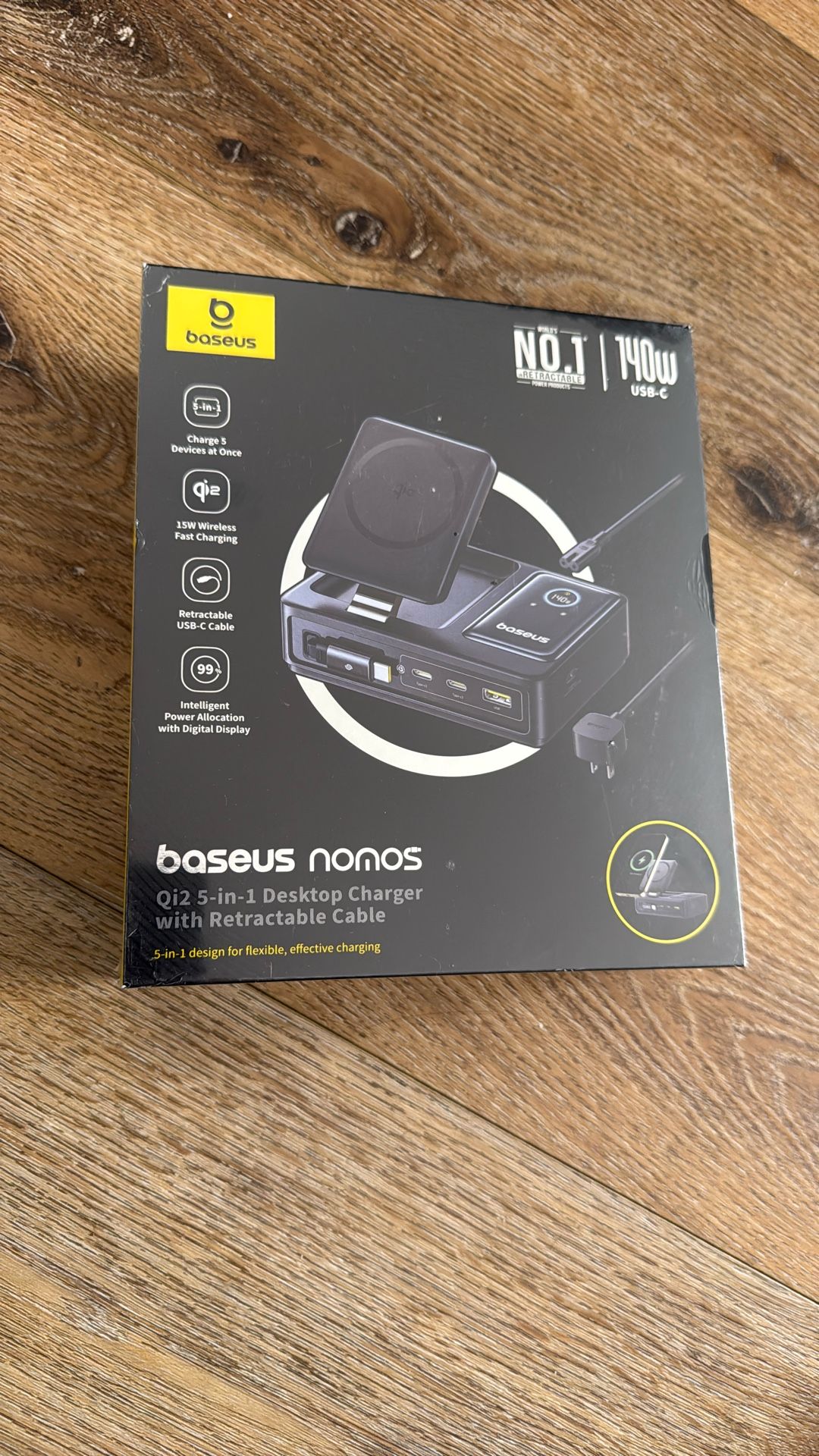 Baseus Nomos 5-in-1 Desktop Charger Qi2 140W