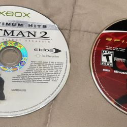 Hitman 2 + Spider-Man 2 for Original Xbox Read Desc 